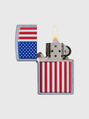 Оригинальная зажигалка Zippo 29722 с американским флагом