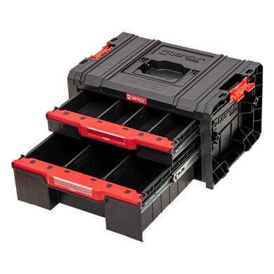 Модульний ящик для інструментів з двома висувними ящиками 450 x 310 x 244 мм Qbrick System PRO Drawer 2 Basic
