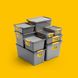 Сополімерний контейнер для зберігання 25 л 39x39x26.5 Orplast SolidStore stack&nest 1692
