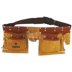 Пояс монтажника для инструментов 11 карманов Topex 79R405