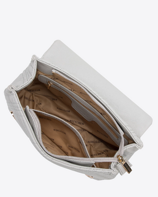 Мини-сумка геометрически стеганая из экокожи на цепочке Wittchen 96-4Y-209-8