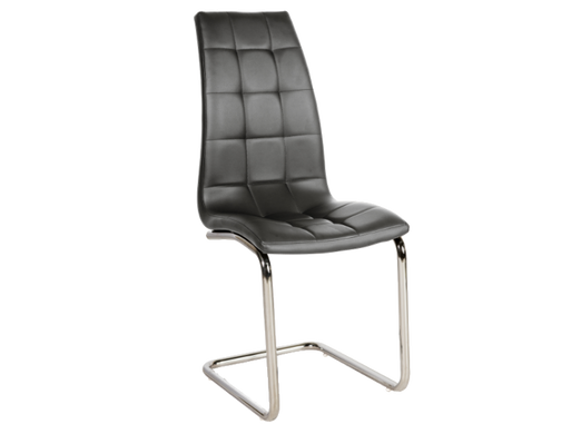 Крісло для дому з екошкіри Signal H103 хром сірий