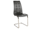 Кресло для дома из экокожи Signal H103 хром серый