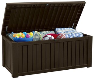 Садова скриня Keter Rockwood Storage Box 570л. ящик для саду, для зберігання супер великий 230401