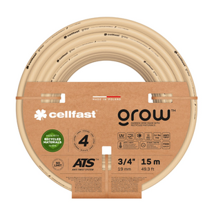 Шланг садовий для поливу Сellfast Grow 3/4" 15 м 13-520