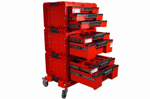 Шафа для майстерні, інструментальна шафа QBRICK SYSTEM PRO Drawer Red Ultra HD Workshop Set 3