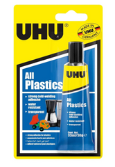 Потужний універсальний клей для пластмас UHU All Plastics 33мл 37595