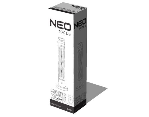 Инфракрасный обогреватель 1000 Вт, IP44 нагревательный элемент из углеродного волокна Neo Tools 90-035