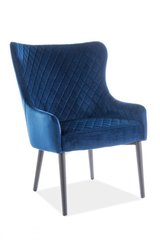 Удобное кресло для дома мягкое на ножках Signal Colin F Blue Bluevel 14 для отдыха