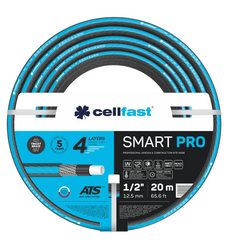 Шланг для поливу еластичний Cellfast SMART PRO ATS™ 1/2" 20 м 4 шаровий 13-400, 13-400