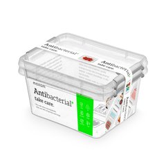 Сет антибактериальные пластиковые пищевые контейнеры с микрочастицами серебра 1,6 л 19,5 х 15 х 10 см - 2 шт Orplast 3021