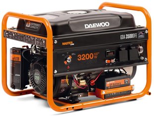 Бензиновий генератор DAEWOO GDA 3500 DFE + газ 2.8 кВт/3.2 кВт