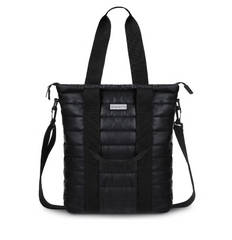 Женская стеганая сумка с плечевым ремнем ZG739 черная