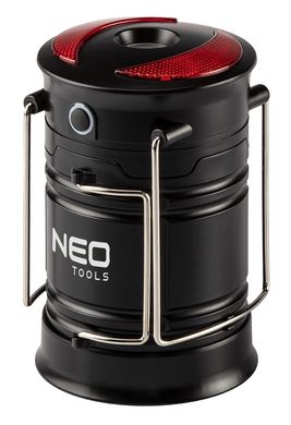 Світлодіодна лампа ліхтар для кемпінгу на батарейках 200 LM 3XAA 3 в 1 COB LED Neo Tools 99-030