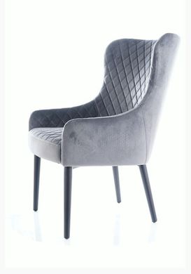 Удобное кресло для дома мягкое на ножках Signal Colin F Grey Bluevel 14 для отдыха