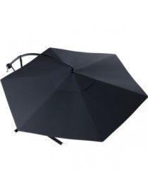 Вулична парасолька на консолі водонепроникна складна з рукояткою 3м + чохол графіт SDH084-GRAP