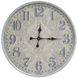 Металевий годинник на стіну з циферблатом та візерунком 100607