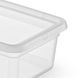 Універсальний пластиковий контейнер для зберігання 12,5 л 28x38x16 см BaseStore Noclips 2521