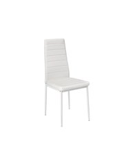Крісло для кухні і гостинноі з еко шкіри Nicea H-261 біле