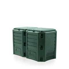 Модульный компостер Compogreen x2 800 л IKSM800Z-G851 зеленый