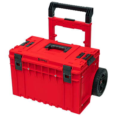 Мобильный ящик для инструментов, с большими колесами Qbrick System ONE Cart 2.0 RED Ultra HD Custom