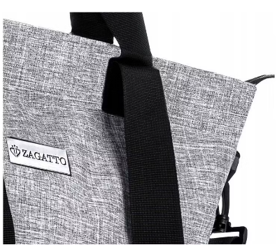 Жіноча сумка-шоппер "NERO" Zagatto  ZG622 Shopper сіра