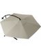 Вулична парасолька на консолі водонепроникна складна з рукояткою 3м + чохол біла SDH085-BEIGE