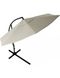 Вулична парасолька на консолі водонепроникна складна з рукояткою 3м + чохол біла SDH085-BEIGE