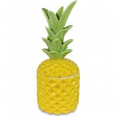 Декоративный керамический ананас жовтий