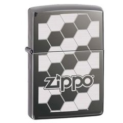 Зажигалка Zippo Honeycomb Black Ice 324680 Соты черный лед