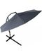 Вулична парасолька на консолі водонепроникна складна з рукояткою 3м + чохол сіра SDH337-GREY