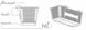 Горшок для цветов подвесной прямоугольный Prosperplast RATOLLA PW DRL500PW-S433 на балкон антрацит