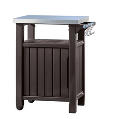 Садовый стол для барбекю Keter Unity L 105 л стол для гриля 230410 коричневый