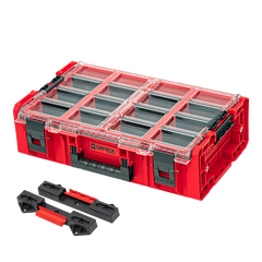 Модульний органайзер для інструментів з посиленою конструкцією Qbrick System ONE Organizer 2XL RED Ultra HD Custom + ONE Connect Adapters