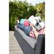 Садовий диван зі штучного ротанга Keter California 3 252844 графіт