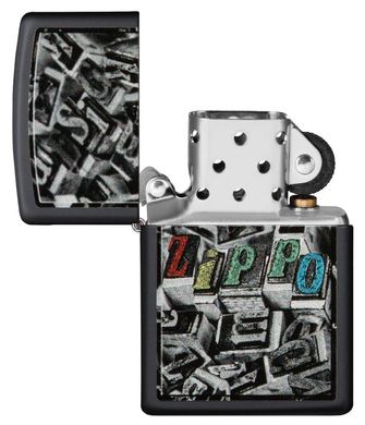 Оригінальна запальничка Zippo Letterpress Design 218-077310