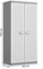 Багатофункціональна шафа пластикова Keter/Kis Logico XL Utility Cabinet 003257