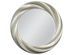 Зеркало настенное ЕURО-HOME PU091 в серебряной раме (Ø 80 см)