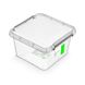 Антибактеріальний пластиковий харчовий контейнер з мікрочастинками срібла 9,0 л 29,5х29,5х17 см Orplast 1382