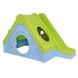 Дитячий ігровий будиночок KETER FUNTIVITY PLAYHOUSE 223317 (голубий - салатовий) фантівіті з гіркою