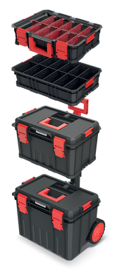 Модульний набір ящиків для інструментів на колесах 6 в 1 Kistenberg MODULAR SOLUTION Set KMSS553595S KMSS553595S фото