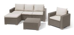 Комплект меблів для тераси Keter Moorea Set Unity 236030 капучино