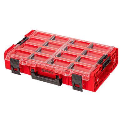 Модульний органайзер для інструментів із посиленою конструкцією Qbrick System ONE Organizer XL 2.0 Long Bin RED Ultra HD Custom