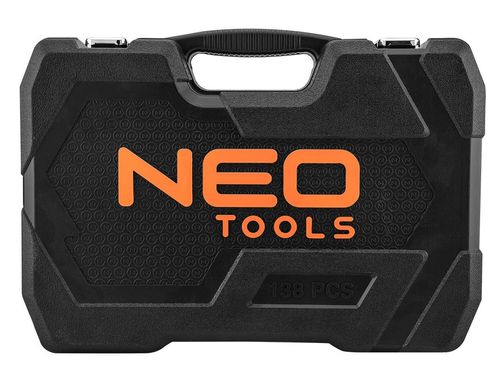 Набір інструментів 1/2", 1/4", 138 шт. Neo Tools 10-208