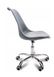 Поворотный стул крутящийся со спинкой ALBA серый