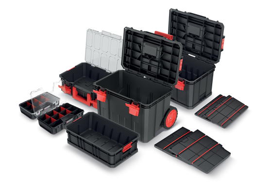 Модульний набір ящиків для інструментів на колесах 6 в 1 Kistenberg MODULAR SOLUTION Set KMSS553595S KMSS553595S фото