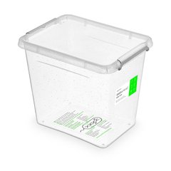 Антибактеріальний пластиковий харчовий контейнер з мікрочастинками срібла 3,0 л 19,5 х 15 х 17 см Orplast 1232
