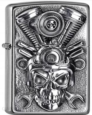 Запальничка Zippo Engine Skull 2005716 Череп двигуна