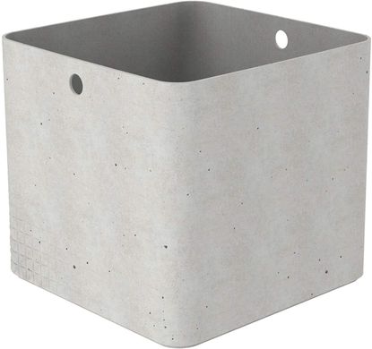 Контейнер для хранения Beton XL 18л квадратный светло-серый CURVER 243407