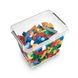 Сет антибактеріальні пластикові харчові контейнери з мікрочастинками срібла 0,5 л 15 х 9,5 х 9,5 см - 3 шт Orplast 3011